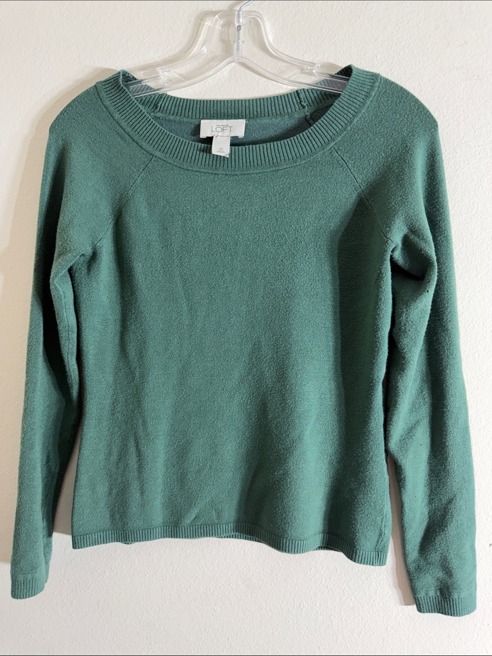 LOFT Forest Green Crewneck Sweater